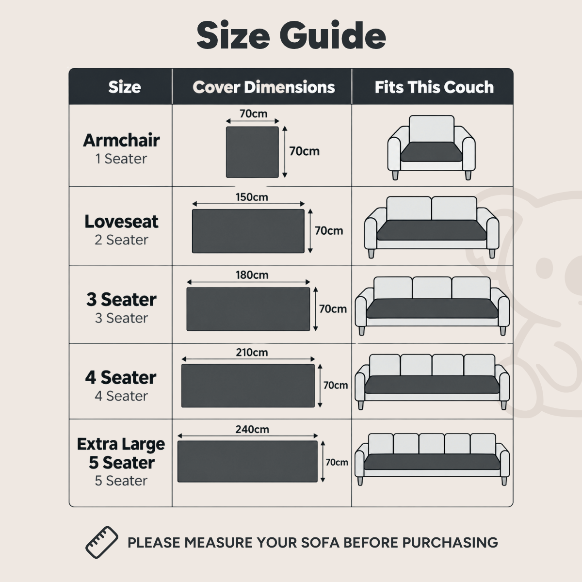 CouchKoala - Couch Cover
